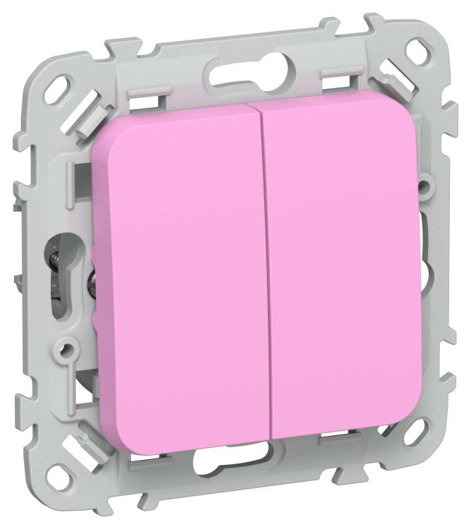 Выключатель жалюзи с блокировкой IEK Flite FI-V15-0-10-K99 пурпурный