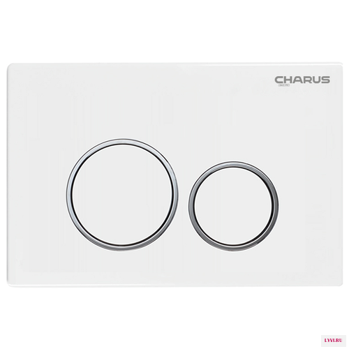 Кнопка смыва CHARUS Spazio FP.330.11.01, белое сияние