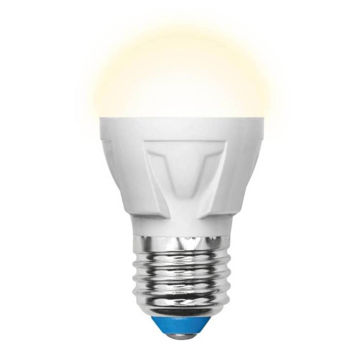 Лампа светодиодная Uniel LED-G45 7W/WW/E27/FR PLP01WH