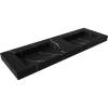 Раковина Armadi Art Flat 859-140-NM Nero Marquina моноблок, 140 см