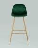 Стул барный Stool Group Валенсия BC-91003C green HLR-56 DUAL зеленый, ножки цвет дерево фото 3