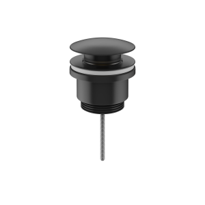 Донный клапан Ceramica Nova 70003MBb клик - клак, чёрный матовый