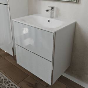 Тумба с раковиной Terminus Vega VEG10602900301OSL белый, 60x62