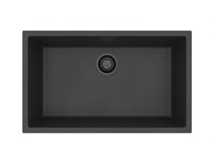 Мойка кухонная Alveus Granital Omni 40 1150064 Deep Black-G90 Be с сифоном, 75x45