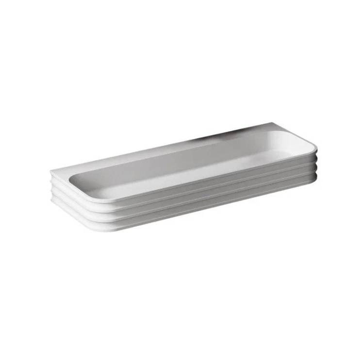 Раковина Abber Stein AS2651-1.0 100 см, белая матовая