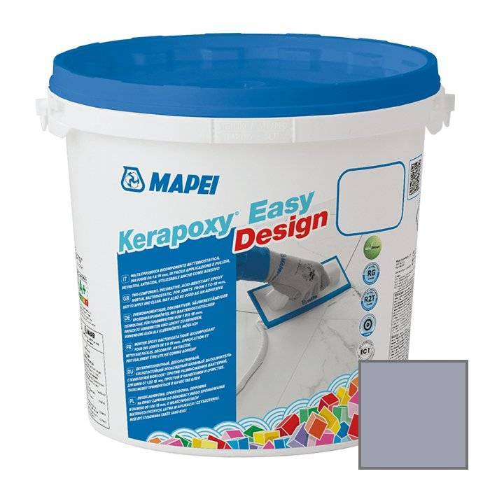 Затирка эпоксидная Mapei Kerapoxy Easy Design № 0127 Арктический серый 3 кг