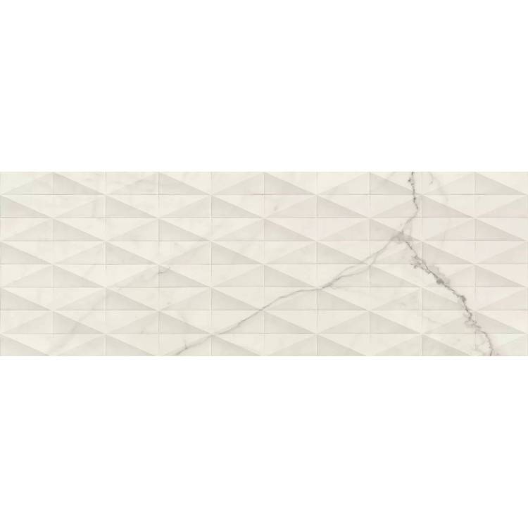 Керамическая плитка Marazzi Italy Allmarble M73S Wall Statuario Struttura Pave Lux 3D 40x120