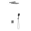 Душевой комплект Vincea VSFW-321MT1GM встраиваемый, термостат, двухрежимный, вороненная сталь
