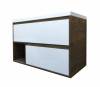 Тумба с раковиной Эстет Monaco Wood ФР-00010677 подвесной, 2 ящика, 62x101 фото 4