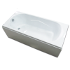 Акриловая ванна Royal Bath Tudor RB407701 белая, 170x75x60 фото 2