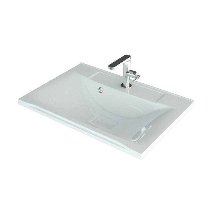 Раковина Uperwood Elen 291120421 белая, 74.3x44.5