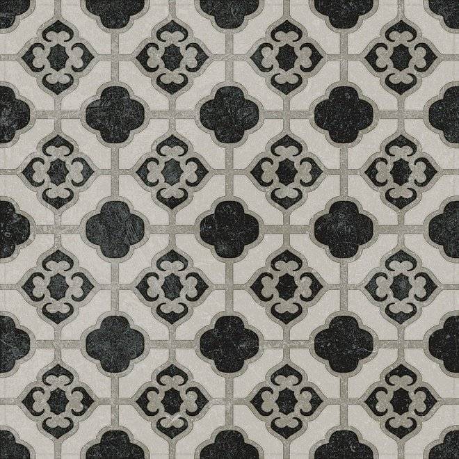 Декор Kerama Marazzi Фреджио VT/A296/SG1544N 3 Черно-Белый 20x20