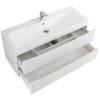 Тумба с раковиной Belbagno Acqua ACQUA-1200-2C-SO-BL 120x45x50 Bianco Lucido подвесная с двумя выкатными ящиками фото 4