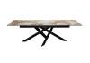Стол Дик DikLine EKX180 00-00081528 керамика Venetian Brown Light глянец, опоры черные 180(240)x90x75 фото 9