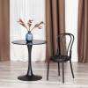 Стол Tetchair Tulip 70 (mod. 46) 19705 черный 70x70x75 фото 4