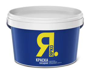 Краска фасадная Ярославские краски Ярко матовая белая 2.5 кг