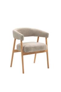 Стул Stool Group Zubo DM4729-1 OTE-Q-120 FLAXEN бежевый, с деревянными ножками