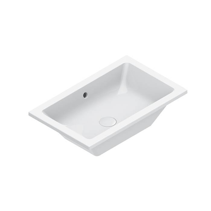 Раковина Catalano Zero 124610001 белая глянцевая, 53x37