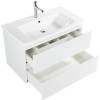 Тумба под раковину Belbagno Albano-Cer ALBANO-CER-800-2C-SO-BL 77x44x50 Bianco Lucido подвесная с двумя выкатными ящиками фото 5