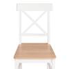 Набор обеденный Tetchair Хадсон 21335 white (белый)/natural (натуральный) фото 7