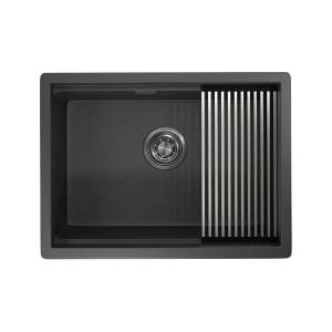 Кухонная мойка Granula Kitchen Space KS-6045U черный матовый