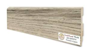 Плинтус Teckwood Цветной Дуб Дакота 2000x75x16