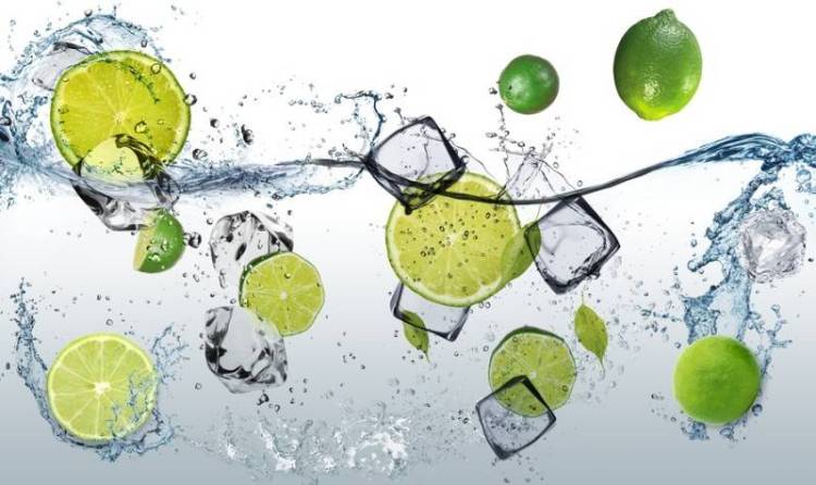 3D Фотообои Artegrafico «Лаймовый эффект» FT-003 акварель