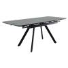 Стол Bradex Home Arthur RF 0677 керамогранит чёрный мрамор Greys Black, чёрный, раскладной фото 5