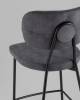 Стул полубарный Stool Group Ханна vd-plb-hanna-ap-6018 X2 Темно-серый 2 шт. фото 7