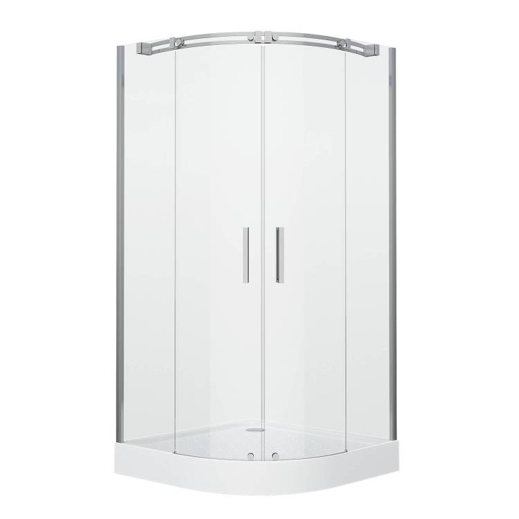 Душевой уголок Grossman GR-4100 Galaxy 100x100x190 полукруг, двери раздвижные