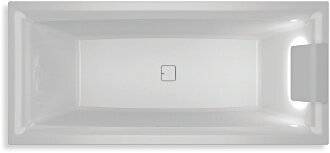 Акриловая ванна Riho Bathtubs B100003005 Still square 170x75, светодиоды и подголовник с размещением справа