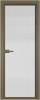 Межкомнатная дверь Profil Doors 1 AV цвет профиля Шампань, стекло безопасное 6 мм мору осветленное 700x2000