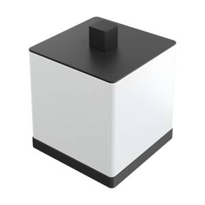 Стакан для ватных дисков Boheme Qubic 10964-B Black