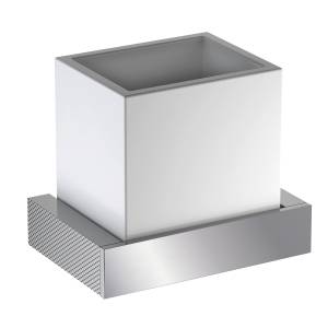 Стакан Timo Caisa 92031/00 настенный, хром, белый