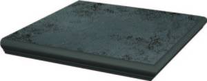 Ступень Paradyz Semir Grafit наружная с капиносом структурная 33x33