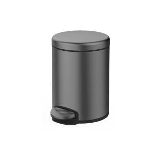 Мусорное ведро Raglo R360.106.09 с педалью для открывания, графит