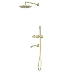 Душевая система Abber WasserKreis 316 AF8150BG с внутренней частью, брашированное золото