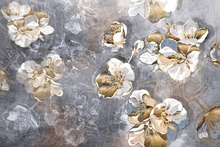 3D Фотообои Artegrafico «Золотая феерия» MS-009 канвас