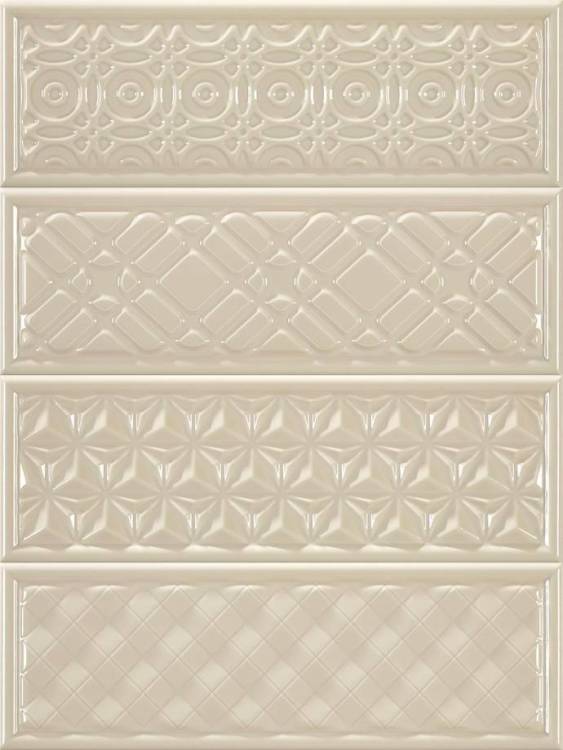 Декор Heralgi Garden Dec Geometry Crema 10x30