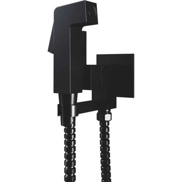 Гигиенический душ Paini Bella BLPZ442 черный матовый, со смесителем, с внутренней частью