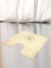 Коврик Bath Plus Royal New NH-HLFT21070/0 слоновая кость с вырезом фото 2