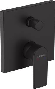 Смеситель для ванны с душем Hansgrohe Vernis Shape 71468670 матовый черный