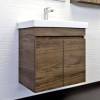 Тумба с раковиной Comforty Осло-60 00-00011149 дуб темно-коричневый с раковиной Fest 60