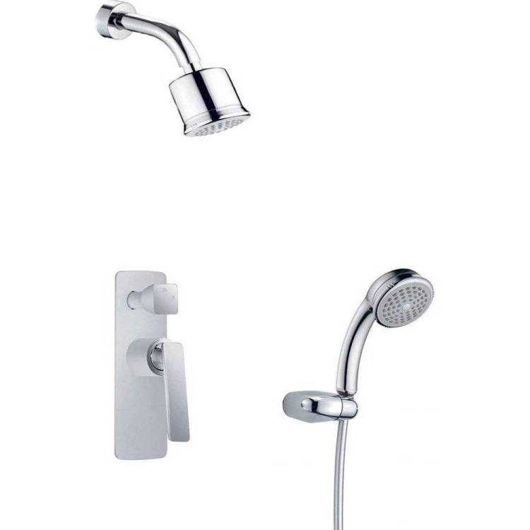 Душевой комплект Timo Helmi SX-4059/00-16SM Helmichrom-white, с внутренней частью