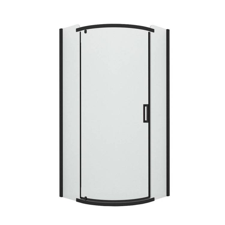 Душевое ограждение NEW TRENDY NEW KOMFORT BLACK 80x80x195 K-0468 (черный)