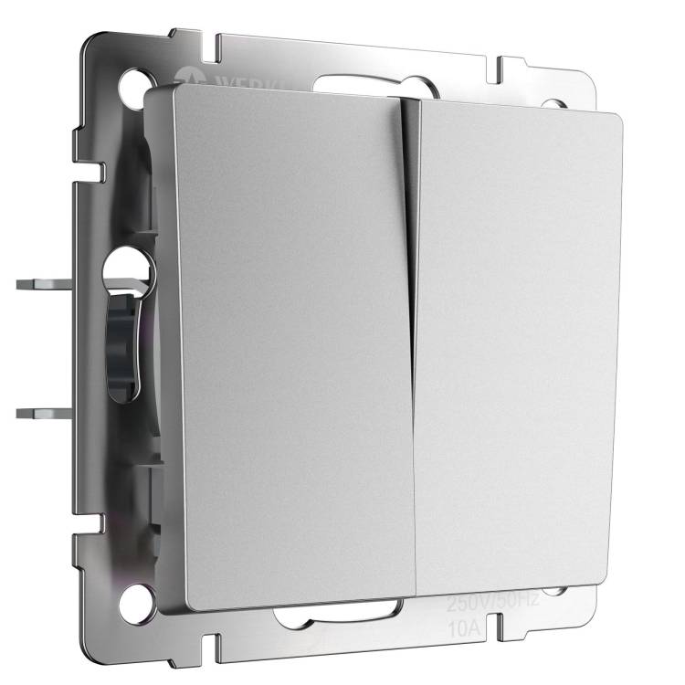 Выключатель двухклавишный Werkel Встраиваемые механизмы W1120065