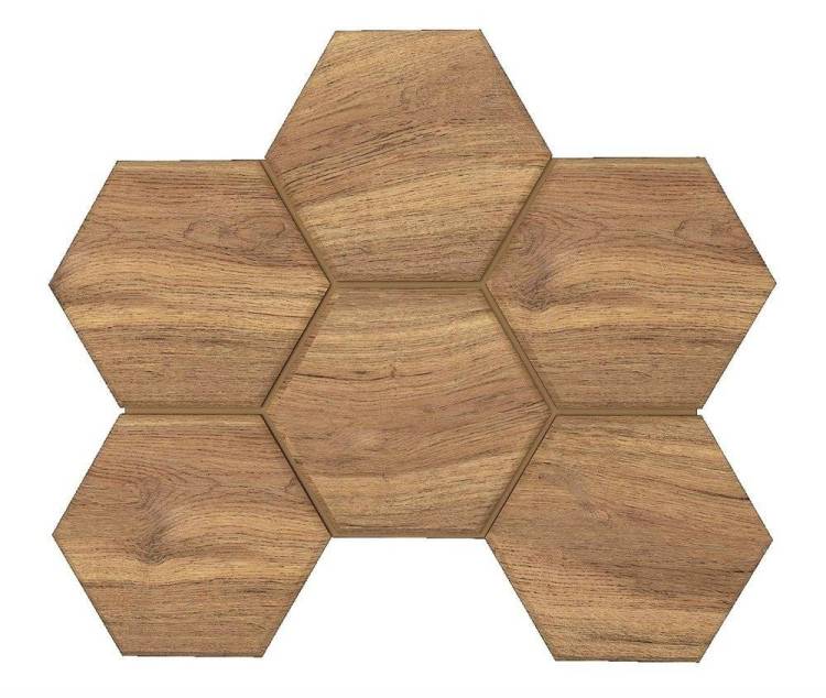 Мозаика Ametis by Estima Selection 39022 Mosaic/SI02_NS/25x28,5x10/Hexagon Eucalyptus 25x28.5