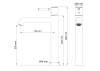Смеситель для раковины Wonzon & Woghand WW-88019073-MB высокий, черный матовый фото 2