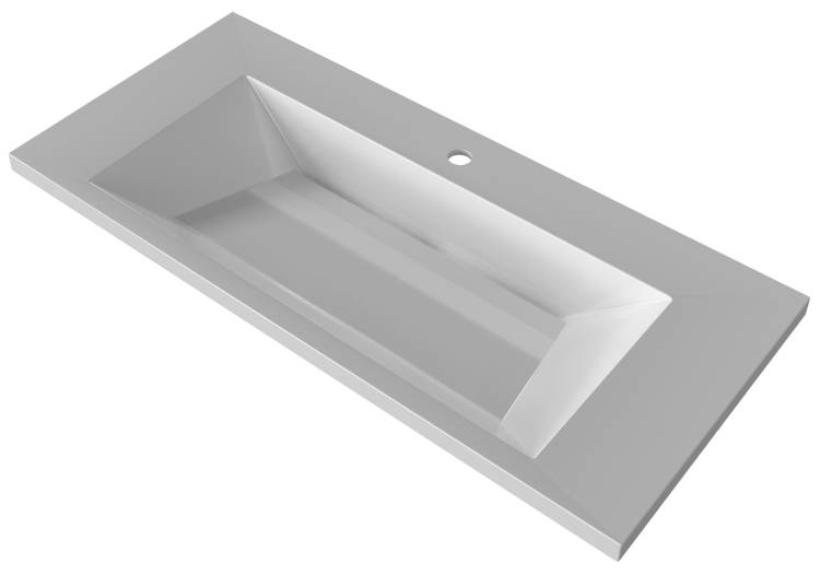 Раковина Stella Polar Лира SP-00001907 белая, 100x45