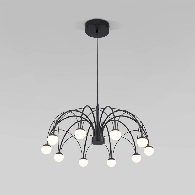 Подвесной светодиодный светильник Eurosvet Ragno 90034/10 LED черный